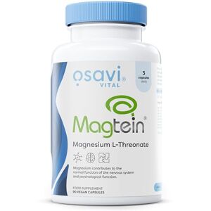 OSAVI Magtein Magnesium L-Threonate – 90 Vegan Capsules Highly absorbable, Patented Form of Magnesium Crosses The Blood-Brain Barrier Supports Proper Nervous System Function Clean Label OSAVI Magtein Magnesium L-Threonate – 90 Vegan Capsules Highly absorbable, Patented Form of Magnesium Crosses The Blood-Brain Barrier Supports Proper Nervous System Function Clean Label