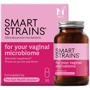 SMART STRAINS Probiotics for Women Clinically Proven Live Bacteria for Women's Intimate Flora, Formulated by The Gut Health Doctor, 5 Billion Bacterial Cultures, Vaginal Probiotics, 30 Capsules SMART STRAINS Probiotics for Women Clinically Proven Live Bacteria for Women's Intimate Flora, Formulated by The Gut Health Doctor, 5 Billion Bacterial Cultures, Vaginal Probiotics, 30 Capsules