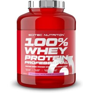 Scitec Nutrition 100% Whey Professional Protein Powder 2350g, Strawberry White Chocolate Scitec Nutrition 100% Whey Professional Protein Powder 2350g, Strawberry White Chocolate