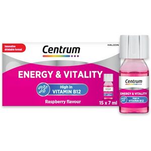 Centrum Energy and Vitality Vitamin B12 Multivitamin Liquid Shot, Vegan Vitamin Supplement, 15x7ml Bottles Centrum Energy and Vitality Vitamin B12 Multivitamin Liquid Shot, Vegan Vitamin Supplement, 15x7ml Bottles