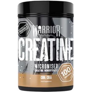 Warrior Creatine Monohydrate Powder 500g Pure Micronised Creatine Powder Supplement 100 Servings Vegan for Men & Women Pre & Post Workout Strength, Muscle Growth & Recovery (Cool Cola) Warrior Creatine Monohydrate Powder 500g Pure Micronised Creatine Powder Supplement 100 Servings Vegan for Men & Women Pre & Post Workout Strength, Muscle Growth & Recovery (Cool Cola)