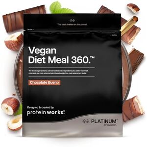 THE PROTEIN WORKS Protein Works Vegan Diet Meal Replacement Extreme, 200 Calorie Meal, Up to 25g Protein, Plant Based, 8 Meals, Chocolate Bueno, 500g THE PROTEIN WORKS Protein Works Vegan Diet Meal Replacement Extreme, 200 Calorie Meal, Up to 25g Protein, Plant Based, 8 Meals, Chocolate Bueno, 500g