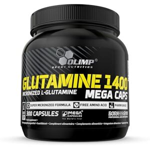 OLIMP SPORT NUTRITION Olimp L-Glutamine 1400 Mega Caps 300 Capsules OLIMP SPORT NUTRITION Olimp L-Glutamine 1400 Mega Caps 300 Capsules