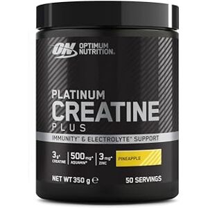 Optimum Nutrition Platinum Creatine Plus, Advanced Food Supplement to Increase Power and Performance, with Aquamin Magnesium for Electrolyte Balance, Pineapple Flavour, 50 Servings, 350 g Optimum Nutrition Platinum Creatine Plus, Advanced Food Supplement to Increase Power and Performance, with Aquamin Magnesium for Electrolyte Balance, Pineapple Flavour, 50 Servings, 350 g