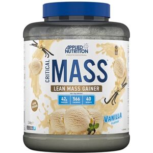 Applied Nutrition Critical Mass Professional Weight Gain Protein Powder, High Calorie Weight Gainer, Lean Mass (2.4kg 16 Servings) (Vanilla) Applied Nutrition Critical Mass Professional Weight Gain Protein Powder, High Calorie Weight Gainer, Lean Mass (2.4kg 16 Servings) (Vanilla)