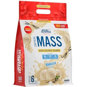 Applied Nutrition Original Critical Mass Weight Gainer with MCT Powder, High Calorie Protein Powder Mass Gainer (6kg 25 Servings) (Vanilla) Applied Nutrition Original Critical Mass Weight Gainer with MCT Powder, High Calorie Protein Powder Mass Gainer (6kg 25 Servings) (Vanilla)