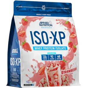 Applied Nutrition ISO-XP Whey Protein Powder – 22g Protein, Low Fat, Low Carb Whey Isolate Protein Powder, Rich in Amino Acids, Grass-Fed, Soy Free, Halal Certified (1kg 40 Servings) (Strawberry) Applied Nutrition ISO-XP Whey Protein Powder – 22g Protein, Low Fat, Low Carb Whey Isolate Protein Powder, Rich in Amino Acids, Grass-Fed, Soy Free, Halal Certified (1kg 40 Servings) (Strawberry)
