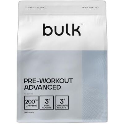 Bulk Pre Workout Advanced, Tropical, 500 g, Packaging May Vary Bulk Pre Workout Advanced, Tropical, 500 g, Packaging May Vary