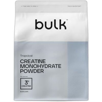 Bulk Creatine Monohydrate Powder, Tropical, 500g Micronised Creatine Supplement for Strength, Power & Performance, Vegan, Easy to Dissolve Bulk Creatine Monohydrate Powder, Tropical, 500g Micronised Creatine Supplement for Strength, Power & Performance, Vegan, Easy to Dissolve