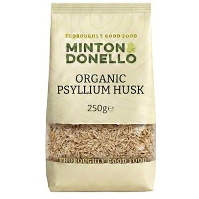 Minton & Donello 250g Organic Psyllium Husk High Fibre, Natural Digestive Support, Fine Husk Powder, Use for Baking, Smoothies & Gut Health, Vegetarian Friendly, Bulk Pack for Everyday Use Minton & Donello 250g Organic Psyllium Husk High Fibre, Natural Digestive Support, Fine Husk Powder, Use for Baking, Smoothies & Gut Health, Vegetarian Friendly, Bulk Pack for Everyday Use