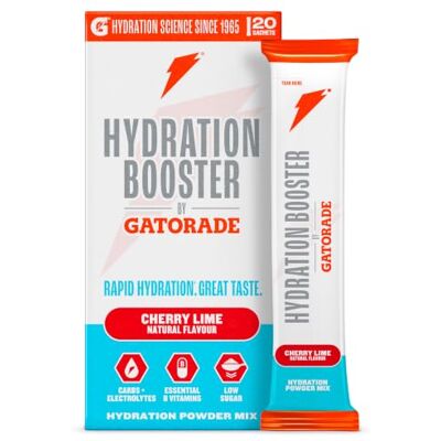 Gatorade Hydration Booster Cherry & Lime 13.5g (Pack of 20) Gatorade Hydration Booster Cherry & Lime 13.5g (Pack of 20)