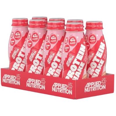 Applied Nutrition Protein RTD - Strawberry - 8x 500ml Applied Nutrition Protein RTD - Strawberry - 8x 500ml