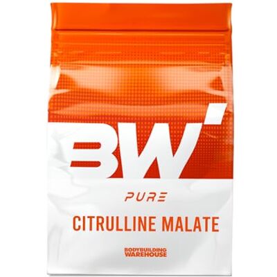Bodybuilding Warehouse , Pure Citrulline Malate Powder (2:1), Pre-Workout Supplement, Nitric Oxide Enhancer (Unflavoured, 250g) Bodybuilding Warehouse , Pure Citrulline Malate Powder (2:1), Pre-Workout Supplement, Nitric Oxide Enhancer (Unflavoured, 250g)