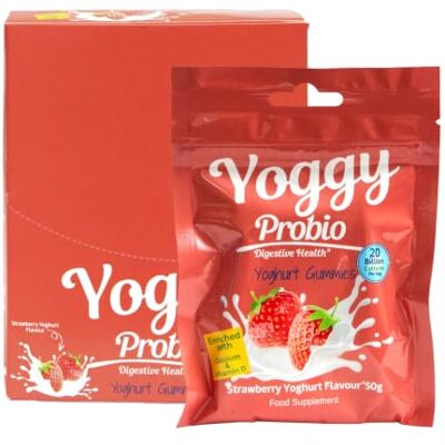 Yoggy ProBio Yoghurt Gut Health Gummies,10 Gummies per Pack, 10 Packs Yoggy ProBio Yoghurt Gut Health Gummies,10 Gummies per Pack, 10 Packs