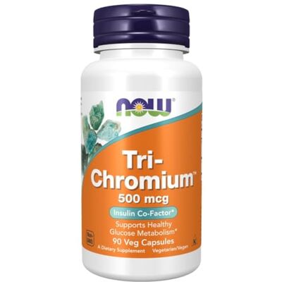 NOWFoods Now Foods – Tri-Chromium 500mcg Supports Healthy Blood Sugar & Metabolism – 90 Vcaps NOWFoods Now Foods – Tri-Chromium 500mcg Supports Healthy Blood Sugar & Metabolism – 90 Vcaps