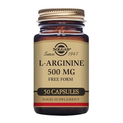 Solgar L-Arginine 500 mg 50 Vegetable Capsules Solgar L-Arginine 500 mg 50 Vegetable Capsules