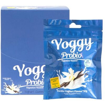 Yoggy ProBio Yoghurt Gut Health Gummies,10 Gummies per Pack, 10 Packs Yoggy ProBio Yoghurt Gut Health Gummies,10 Gummies per Pack, 10 Packs