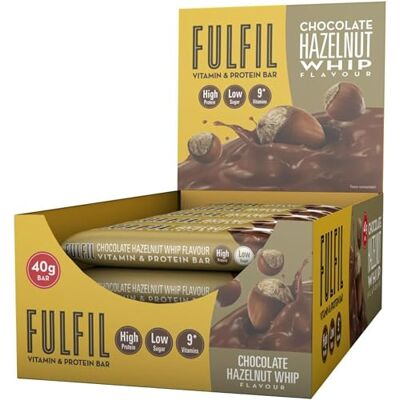 Fulfil - Vitamin Protein Bar - Chocolate Hazelnut - 14 g protein - Protein Bar Fulfil - Vitamin Protein Bar - Chocolate Hazelnut - 14 g protein - Protein Bar