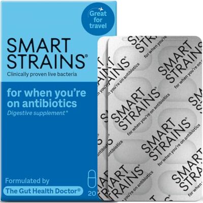 SMART STRAINS Live Cultures LGG, 20 Billion per Daily Dose, 20 Capsules Formulated by The Gut Health Doctor – Gluten Free, 20 Vegan Capsules, 10-Day Supply, 10 Billion LGG Live Cultures per Capsule SMART STRAINS Live Cultures LGG, 20 Billion per Daily Dose, 20 Capsules Formulated by The Gut Health Doctor – Gluten Free, 20 Vegan Capsules, 10-Day Supply, 10 Billion LGG Live Cultures per Capsule