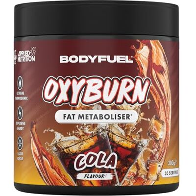 Applied Nutrition BodyFuel OxyBurn Thermogenic Powder High Caffeine Fat Metaboliser with Green Tea L-Carnitine & Chromium, Energy Focus & Metabolism Support (300g – 30 Servings) (Cola) Applied Nutrition BodyFuel OxyBurn Thermogenic Powder High Caffeine Fat Metaboliser with Green Tea L-Carnitine & Chromium, Energy Focus & Metabolism Support (300g – 30 Servings) (Cola)