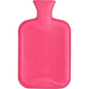 Vagabond Bags Ltd Vagabond 2L Pink Ribbed Hot Water Bottle
