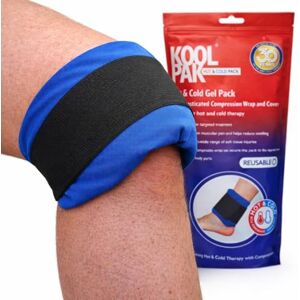 Koolpak Reusable Gel Pack Hot and Cold Compress Wrap for Injuries 12 x 29cm Cold Packs for Sports Injuries Reusable for Knee Back Shoulder & Legs Elasticated Strap and Blue Protective Cover Koolpak Reusable Gel Pack Hot and Cold Compress Wrap for Injuries 12 x 29cm Cold Packs for Sports Injuries Reusable for Knee Back Shoulder & Legs Elasticated Strap and Blue Protective Cover
