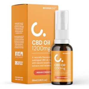 ACCESS CBD Oil 1200 mg Vegan Joint Pain Relief Health Sleep Anxiety Free from THC Oil Mct Oil Cbd Drops Extra Strong Strength Cbd Spray Natural Flavour 30ml ACCESS CBD Oil 1200 mg Vegan Joint Pain Relief Health Sleep Anxiety Free from THC Oil Mct Oil Cbd Drops Extra Strong Strength Cbd Spray Natural Flavour 30ml
