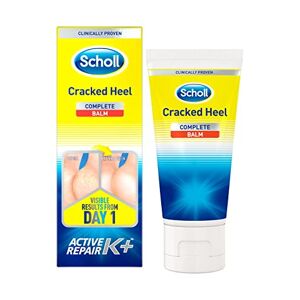 Scholl Cracked Heel Complete Cream with Repair K+, 60ml - Moisturising Treatment Cream for Cracked Heels and Dry Skin with Keratin- 1 x 60 ml
