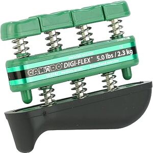 Cando 10-0742 Hand exerciser finger grip strengthener Digi-Flex®, green (medium) Cando 10-0742 Hand exerciser finger grip strengthener Digi-Flex®, green (medium)