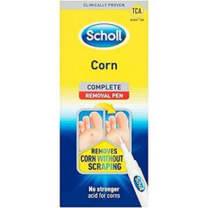 Scholl Corn Removal Pen - Clinically Proven Corn Remover, Pain-Free Treatment with TCA Active Gel for Complete Corn Removal, 1 Pen