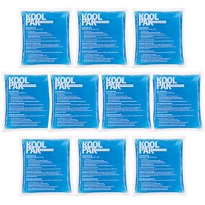 Koolpak 10 x Reusable Hot & Cold Gel Pack 13 x 14cm – Microwave Heat Pad & Freezer Ice Pack – Small Compress for Sprains, Swelling, Period Pain & Sports Injuries – Clear Gel Koolpak 10 x Reusable Hot & Cold Gel Pack 13 x 14cm – Microwave Heat Pad & Freezer Ice Pack – Small Compress for Sprains, Swelling, Period Pain & Sports Injuries – Clear Gel