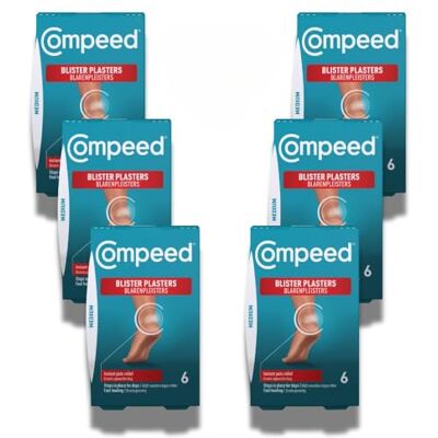 Compeed Medium Blister Plasters, Hydrocolloid, Bundle of 36 Compeed Medium Blister Plasters, Hydrocolloid, Bundle of 36