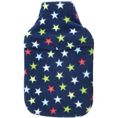 Vagabond Bags Ltd Vagabond Bags Navy Multi Star 2 Litre Hot water Bottle and Cover, 475 g Vagabond Bags Ltd Vagabond Bags Navy Multi Star 2 Litre Hot water Bottle and Cover, 475 g
