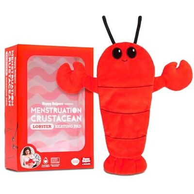 WHAT DO YOU MEME? Menstruation Crustacean – Cuddly & Cute 14" Lobster Plush with Removable Lavender Scented Heating Pad – by WHAT DO YOU MEME? Menstruation Crustacean – Cuddly & Cute 14" Lobster Plush with Removable Lavender Scented Heating Pad – by