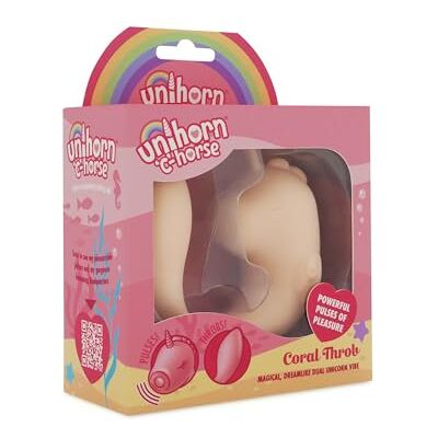 Unihorn C Horse Coral Throb - Personal Massager - Pink - Sensorial Pleasure Unihorn C Horse Coral Throb - Personal Massager - Pink - Sensorial Pleasure