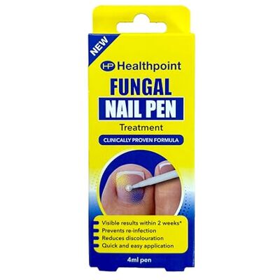 Healthpoint Fungal Nail Pen Treatment 4ml, Prevents Spread of Infection, Clinically Proven Formula, Reduces Discolouration, Quick and Easy Application, Results Within 2 Weeks Healthpoint Fungal Nail Pen Treatment 4ml, Prevents Spread of Infection, Clinically Proven Formula, Reduces Discolouration, Quick and Easy Application, Results Within 2 Weeks