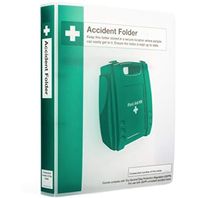 Safety First Aid Group Accident Book Folder, A4 Safety First Aid Group Accident Book Folder, A4