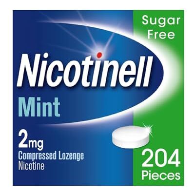 Nicotinell Mint Lozenge 2mg (204 Lozenges), Nicotine Lozenges, Mega Pack Stop Smoking Aid, Sugar Free, Fresh Mint Flavour, 2mg Extra Strength for Heavy Smokers, Quit Smoking Aid Nicotinell Mint Lozenge 2mg (204 Lozenges), Nicotine Lozenges, Mega Pack Stop Smoking Aid, Sugar Free, Fresh Mint Flavour, 2mg Extra Strength for Heavy Smokers, Quit Smoking Aid