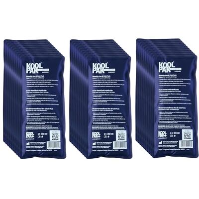 Koolpak 30 x Deluxe Reusable Hot and Cold Gel Pack 12cm x 29cm Ice Packs Koolpak 30 x Deluxe Reusable Hot and Cold Gel Pack 12cm x 29cm Ice Packs