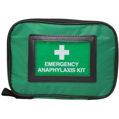 Value Aid Emergency Anaphylaxis Pouch Green AAI Case Holding Up to 4 Injectors Value Aid Emergency Anaphylaxis Pouch Green AAI Case Holding Up to 4 Injectors