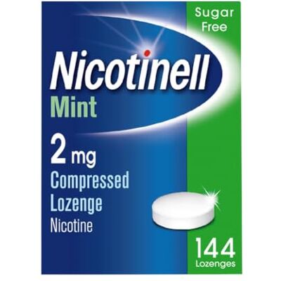 Nicotinell Mint Lozenge 2mg (144 Lozenges), Nicotine Lozenges Stop Smoking Aid, Sugar Free, Fresh Mint Flavour, 2mg Extra Strength for Heavy Smokers, Quit Smoking Aid Nicotinell Mint Lozenge 2mg (144 Lozenges), Nicotine Lozenges Stop Smoking Aid, Sugar Free, Fresh Mint Flavour, 2mg Extra Strength for Heavy Smokers, Quit Smoking Aid