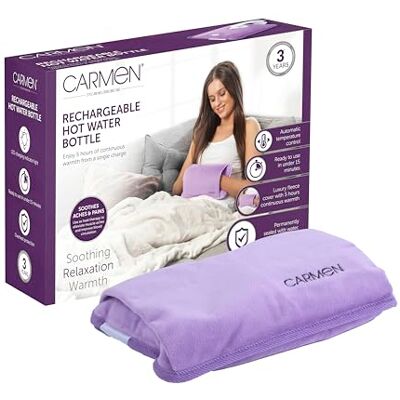 Carmen - C85043PUR - Purple - Hot Water Bottle Carmen - C85043PUR - Purple - Hot Water Bottle