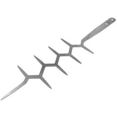 Remundi Barbecue Skewer Achilles, Silver, 9.5 x 38 x 0.2 cm Remundi Barbecue Skewer Achilles, Silver, 9.5 x 38 x 0.2 cm