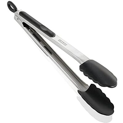 Leifheit Proline Kitchen and Barbecue Grill Tongs, Stainless Steel, Tongs 31 cm, BBQ Tongs, BPA Free Tongs, Dishwasher Safe Tongs, Kitchen Tongs Silicone Leifheit Proline Kitchen and Barbecue Grill Tongs, Stainless Steel, Tongs 31 cm, BBQ Tongs, BPA Free Tongs, Dishwasher Safe Tongs, Kitchen Tongs Silicone