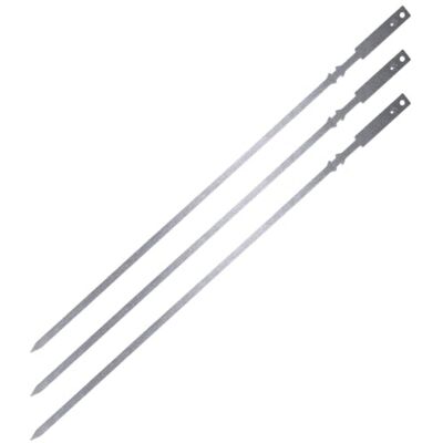 Remundi Barbecue Skewers Set of 3, Silver, 65 x 1 x 0.2 cm Remundi Barbecue Skewers Set of 3, Silver, 65 x 1 x 0.2 cm