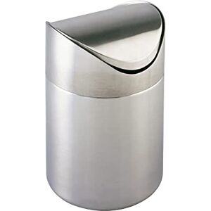 WENKO 16800100 Cosmetic bin Otranto, Capacity 3 L, Metal Stainless Steel, 16 x 23.5 x 16 cm, Satinised WENKO 16800100 Cosmetic bin Otranto, Capacity 3 L, Metal Stainless Steel, 16 x 23.5 x 16 cm, Satinised