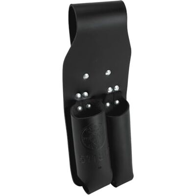 KLEIN TOOLS Lineman's Pouch, Leather Tool Holder for Pliers and Folding Rule with Tunnel Connection 5118RT KLEIN TOOLS Lineman's Pouch, Leather Tool Holder for Pliers and Folding Rule with Tunnel Connection 5118RT