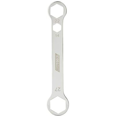 Cruztools AW142227 Combo Axle Wrench 14mm x 22mm x 27mm Cruztools AW142227 Combo Axle Wrench 14mm x 22mm x 27mm
