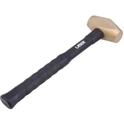 Laser 9389 Automotive Brass Hammer with Fibreglass Handle 2.5lb Laser 9389 Automotive Brass Hammer with Fibreglass Handle 2.5lb