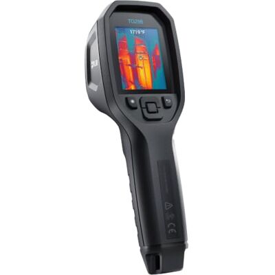 FLIR TG298 Thermal Imaging Camera, 320x240 High-Temp Spot IR, Laser 160x120 native IR, MSX, high-temp use, trending/logging/alarms, IP54, strap, pouch FLIR TG298 Thermal Imaging Camera, 320x240 High-Temp Spot IR, Laser 160x120 native IR, MSX, high-temp use, trending/logging/alarms, IP54, strap, pouch